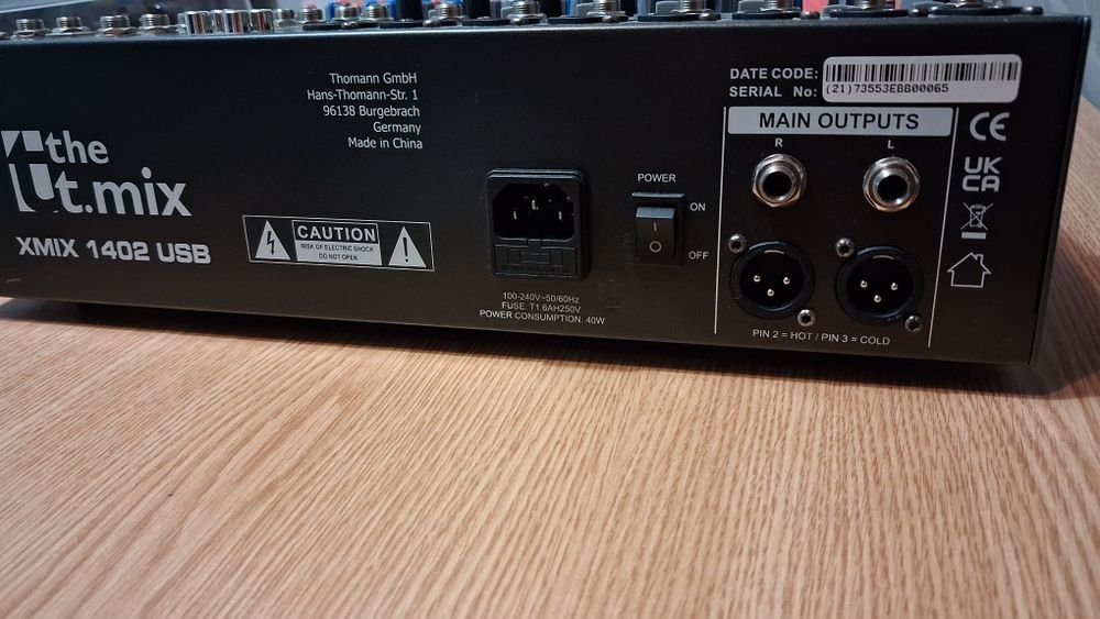 Mixer XMIX 1402 USB the t.mix Thomann