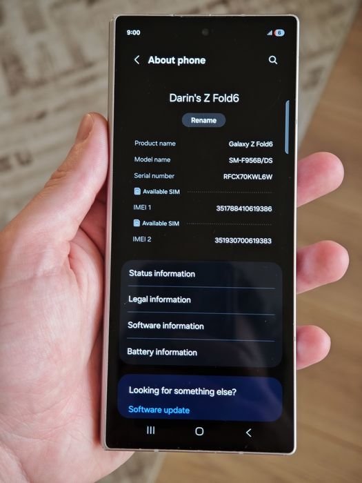 Samsung Z Fold6 (За дисплей)