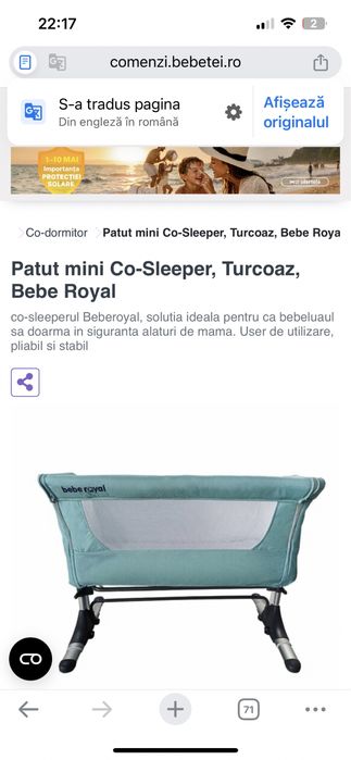 Patut Beberoyal Co-sleeper