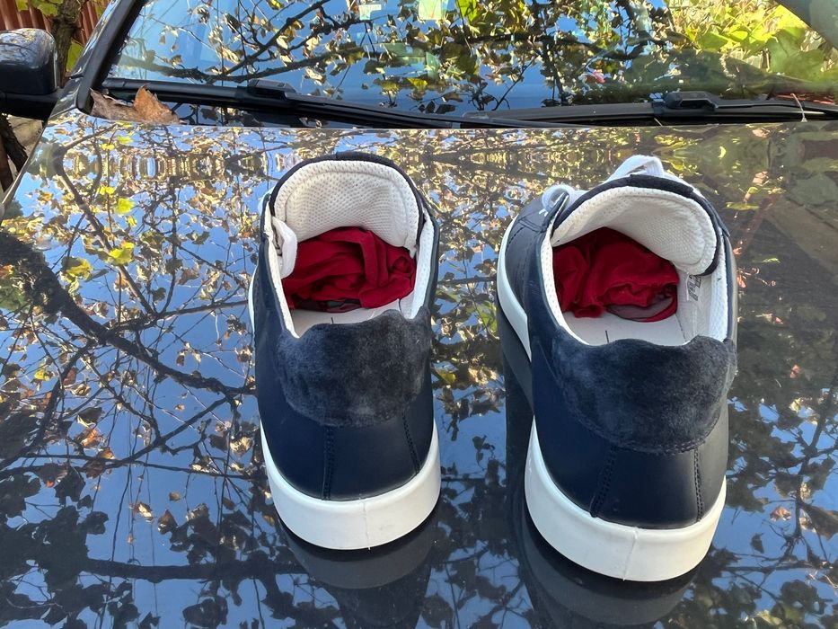 Papuci adidaşi barbati Ecco noi originali din piele  43