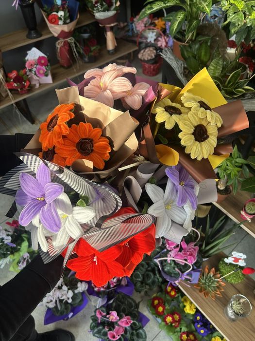 Вечни цветя в саксия