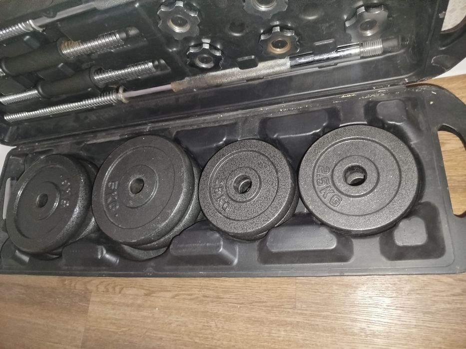 Продам разборные гантели штангу