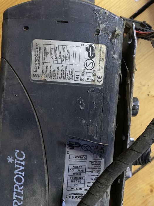 Vand webasto Eberspacher Airtronic D2