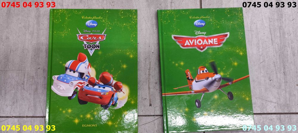 carte carti colectia disney verde EGMONT 2 vol. pret pe ambele