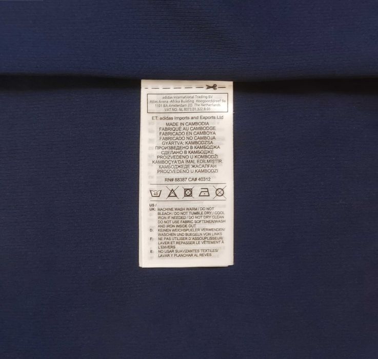 Tricou Adidas Climalite Dark Blue