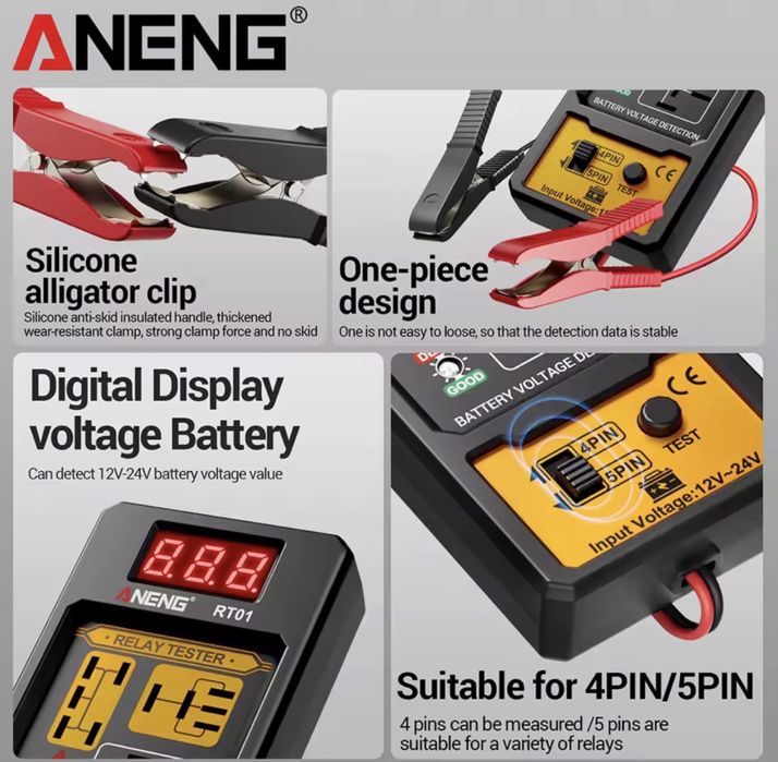 Tester relee auto 11-25V turisme-camioane-tractoare-utilitare-etc