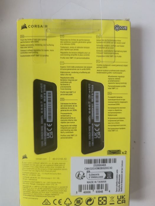 Ram ddr5 32gb garantie