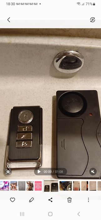 Alarma cu telecomanda