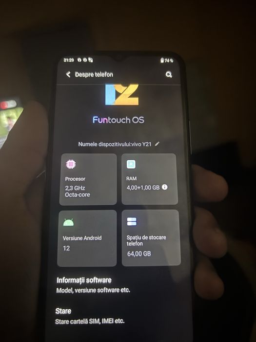 Vand telefon vivo y21