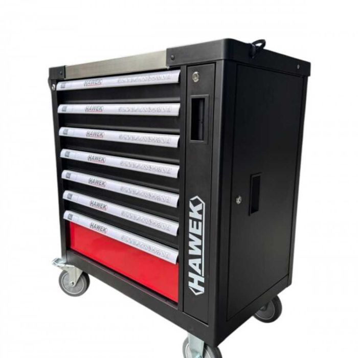 Празен шкаф за инструменти със 7 чекмеджета HAWEK