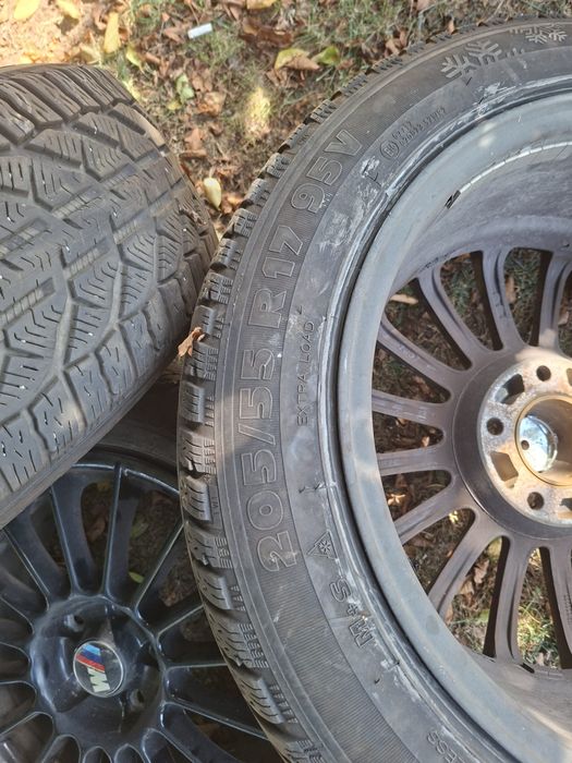 Jante aliaj r17 cu cauciucuri de iarna
