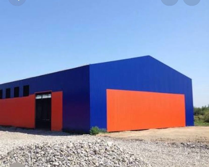 Покраска крыши, покраска ангаров