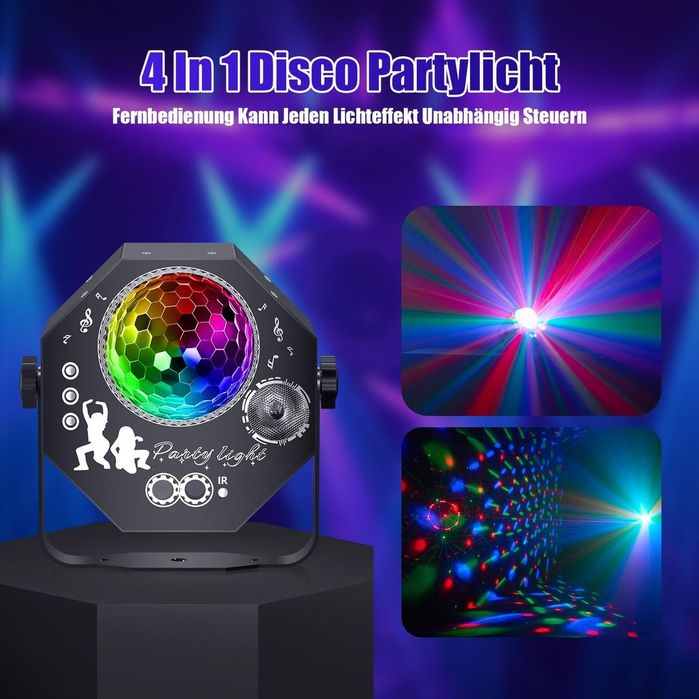 Discount 30%‼️Proiector Lumini disco scena flash stroboscop - NOU ‼️