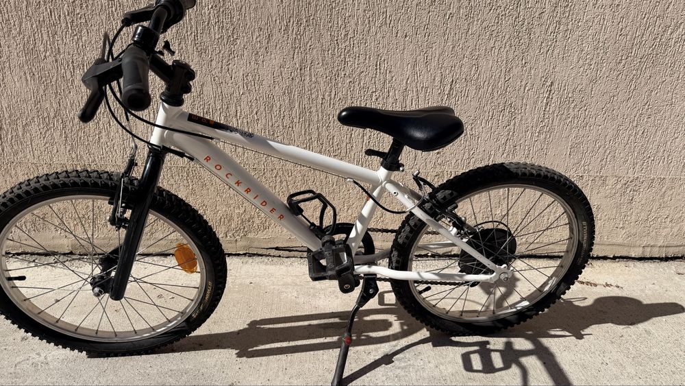 Bicicletă MTB Explore 120 20" alb copii 120-135 cm