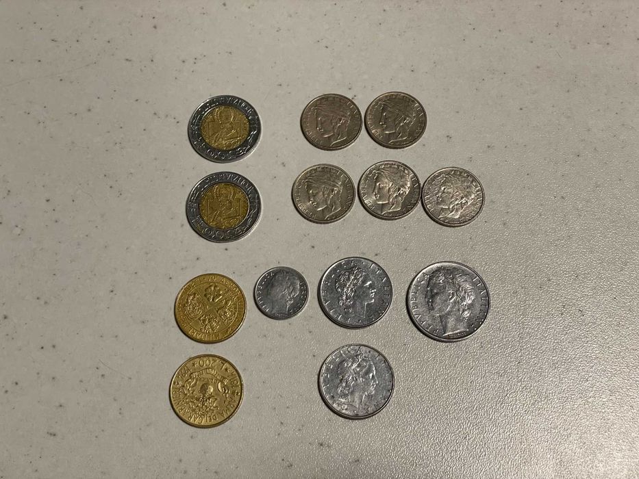 Стари монети от Словения, Гърция, Италия, Холандия, Франция, Югославия