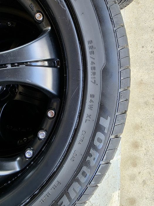 Джанти с гуми 5×112/17 vw golf pasat sharan touran