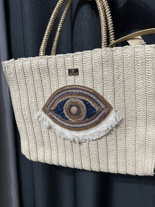 Плетена чанта с око - Bagtobag
