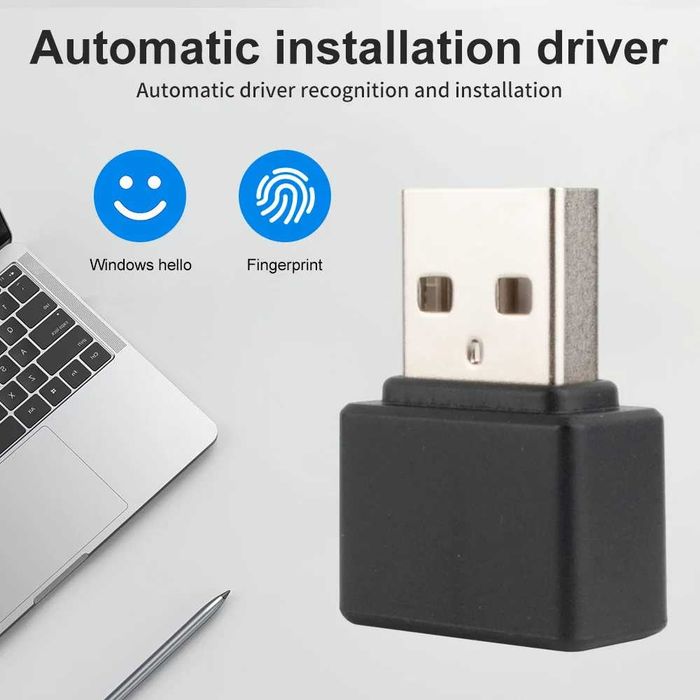 Cititor de amprentă (fingerprint) pentru laptop sau PC (Windows Hello) Nu are nevoie de driver