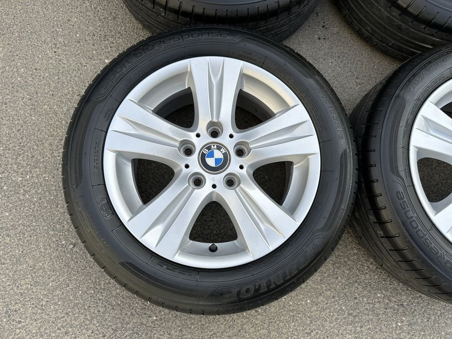 Roti originale bmw seria 1 e87 cu anvelope NOI de vara 205/55/16