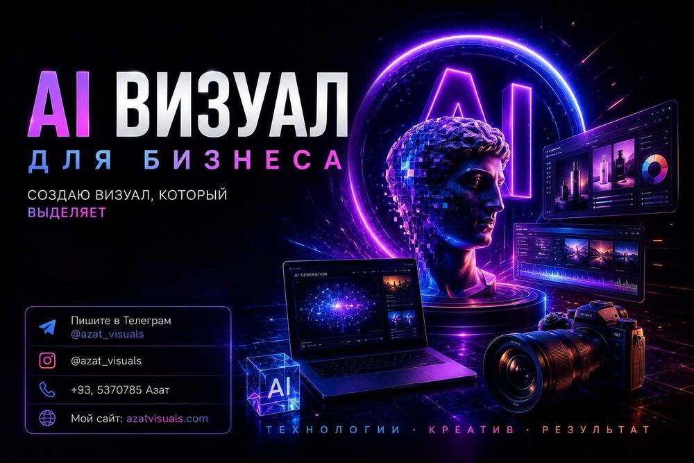 AI Видео / Нейросети для Бизнеса. (Фотограф, Видеограф)