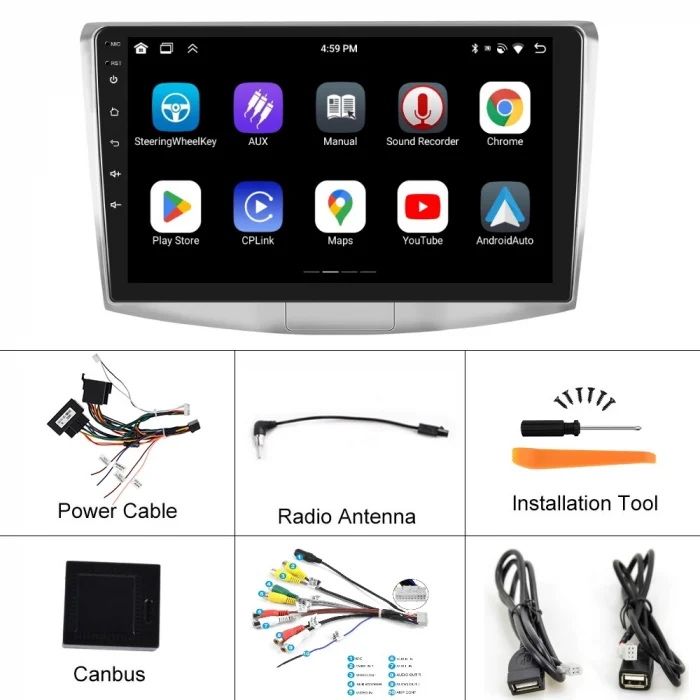 Navigatie Android 2GB Ram+64 Volkswagen Passat B6 B7 CC