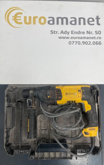 Ciocan rotopercutor DeWalt D25134KP-QS, 800 W, cu cablu, 1500 -A-