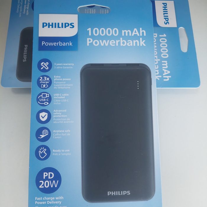 Baterie Externa Philips 10000mah USB-C