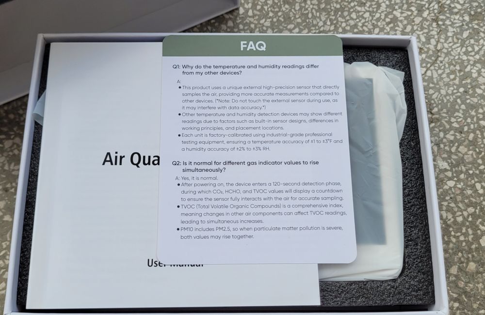 Stație de măsurare a calității aerului - air quality monitor