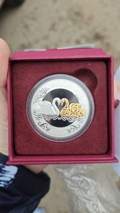 Монета  из серебра