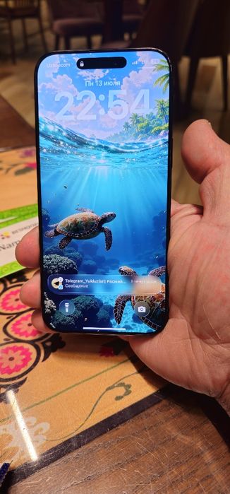 Iphone 16 pro max 256 sim+esim xolati yaxshi karobka dokument bor
