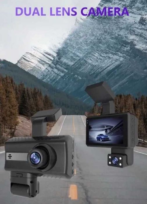 Двойна даш камера, видеорегистратор за автомобил АDL1080