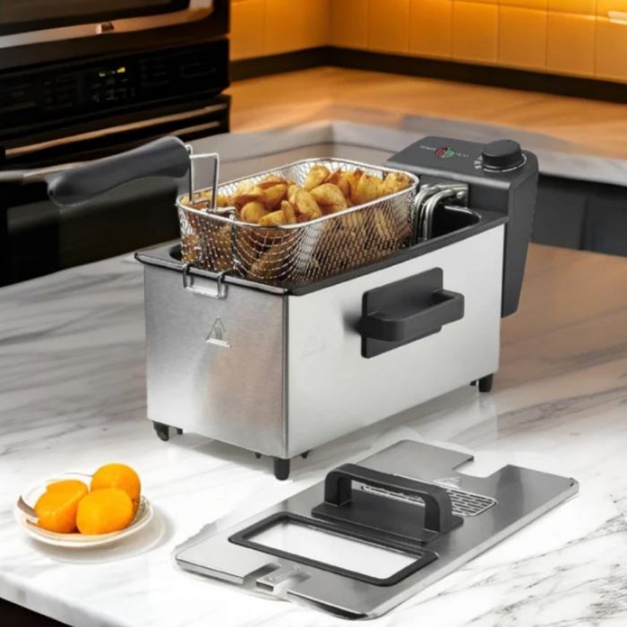 Електрически фритюрник Cheffinger CF-EDP3.0 3L, 2000W,