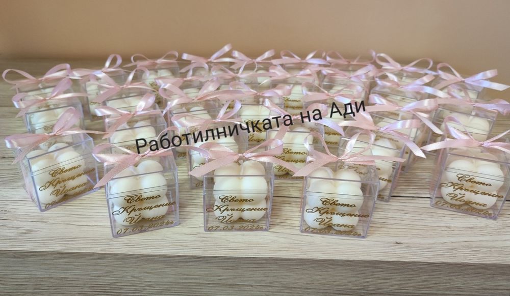 Свещички от соев восък