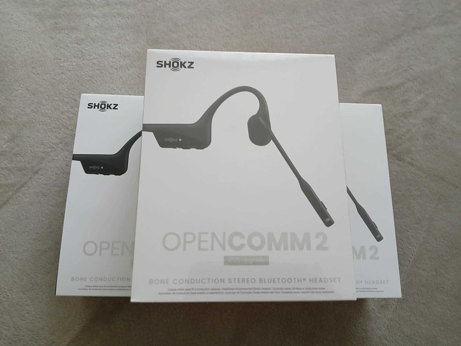 Shokz AfterShokz OpenComm2 – безжични слушалки с микрофон, идеални за работа
