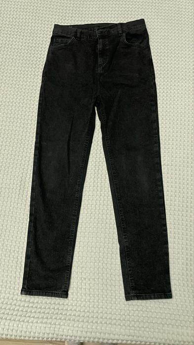 Джинсы черные подростковые
