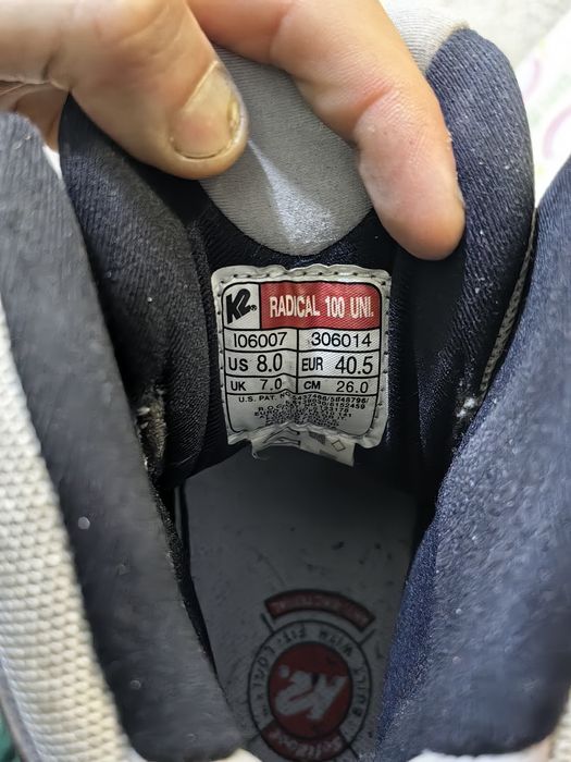 Ролери K2 100 мм 40,5 номер