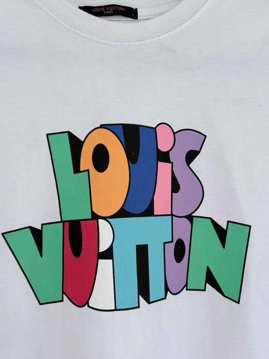 Louis Vuitton T-Shirt Colorful Logo