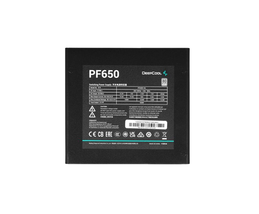 ' Блок питания DeepCool PF650 (650W / 80 PLUS)