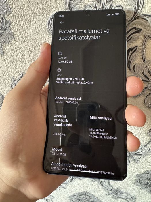 Redmi note 12pro speed 5g (kelishamiz)