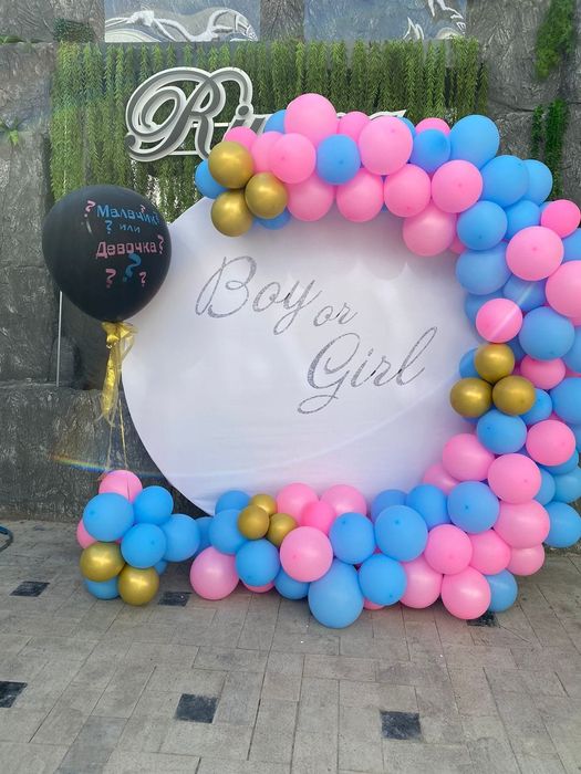 Оформление любой сложности Фотозоны Арки Шары мольберты баннера