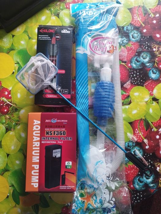 Продам аквариум с подсветкой