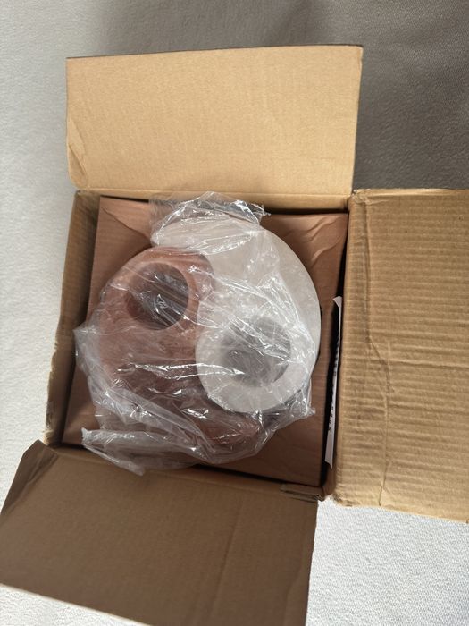 Свещник Ин-Ян от хималайска сол