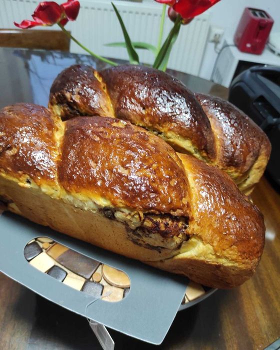 Cozonaci naturali de casa pentru Paște.