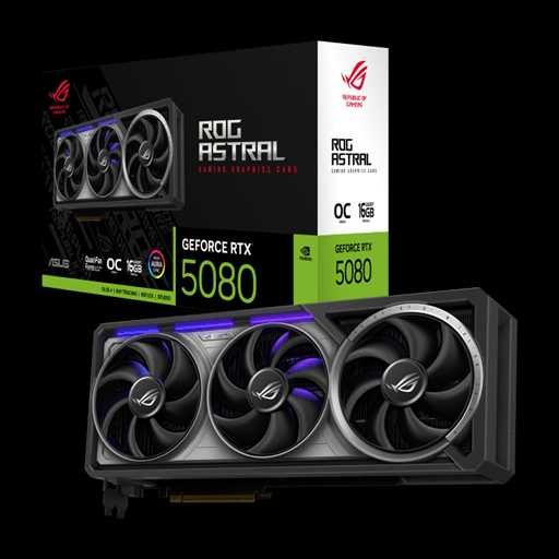 Видеокарта ASUS GeForce RTX 5080 16GB ROG ASTRAL