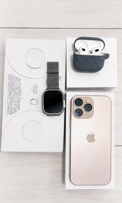 Продам Айфон 16 про макс, Apple Watch Ultra 49м