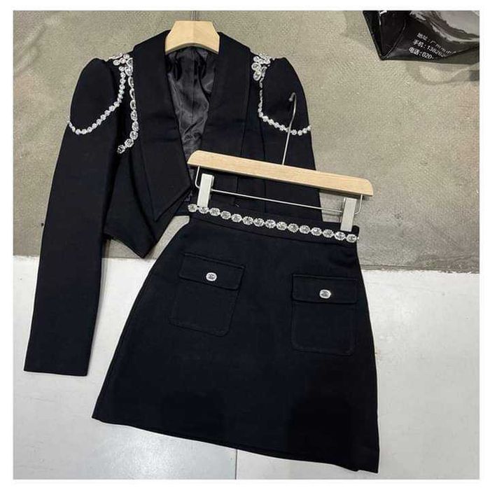 Set 2 piese cu diamante