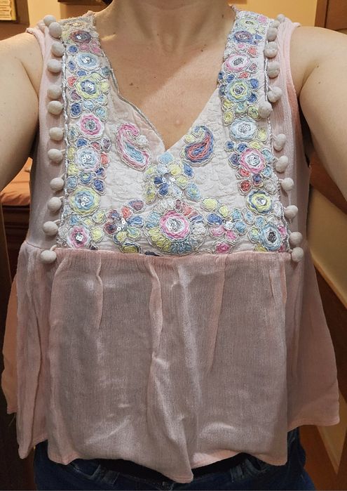 Maieu roz pudră, mărimea S