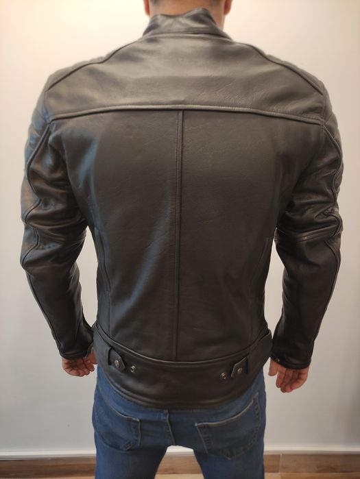 Geaca moto motocicleta piele naturala SM marimea S, M, L, XL, 2XL, 3XL