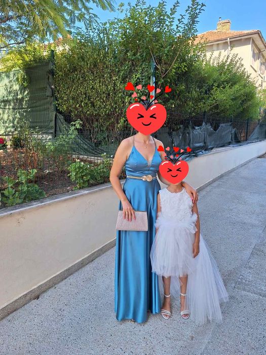 Официална рокля сатен М/L