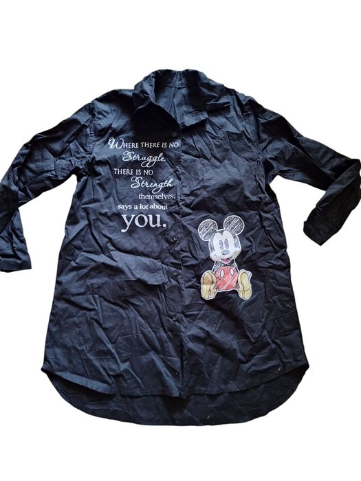 Еластична,дълга риза Мики Маус